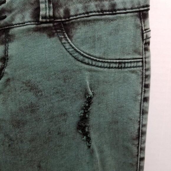 Lovesick jeans 3 distressed acid wash tie dye skinny low rise denim Hot Topic - Picture 4 of 16